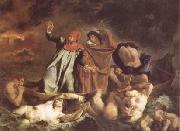 Eugene Delacroix The Bark of Dante (Dante and Virgil in Hell) (mk09) oil painting picture wholesale